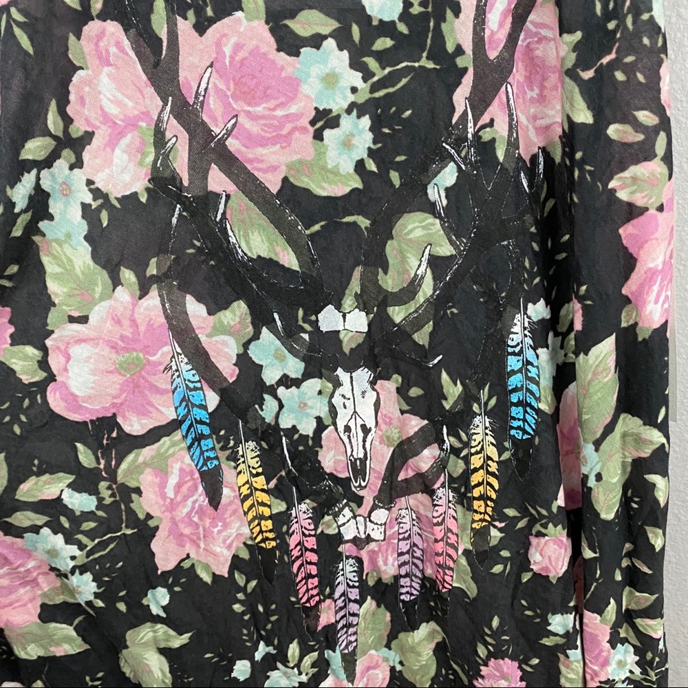 Wildfox • NWOT Antler Feathers Tunic - Picture 3 of 5